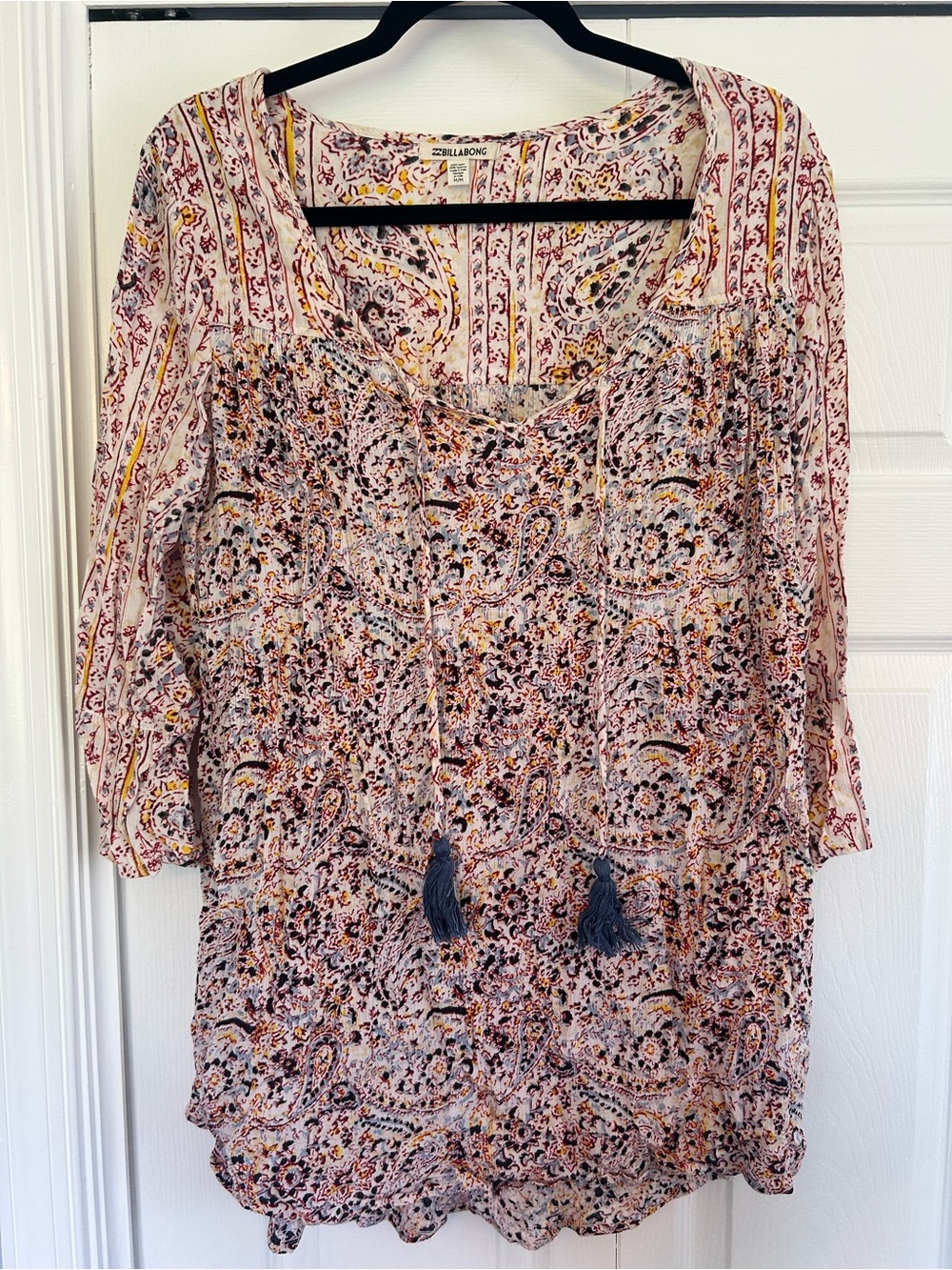 Billabong Paisley Print Tunic Dress